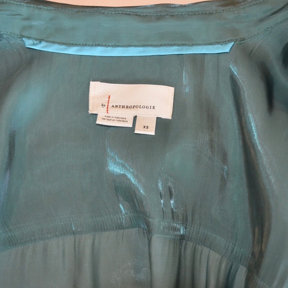 Anthropologie Long Sleeve Button Down Blouse - Picture 5 of 9